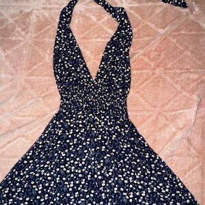 Floral Halter Dress